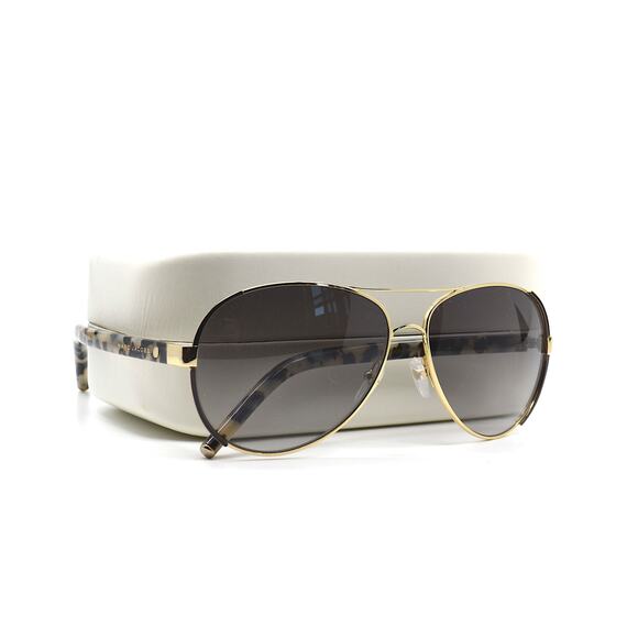 MARC JACOBS 66/S UCEIC GOLD/BLACK GREY GRADIENT AVIATOR SUNGLASSES - Picture 9 of 9